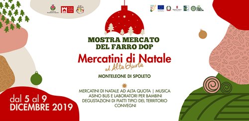 Mostra Mercato del Farro DOP e Mercatini di Natale ad alta quota