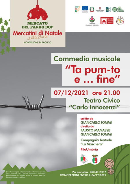 Commedia musicale “𝗧𝗮 𝗽𝘂𝗺-𝘁𝗼 𝗲 … 𝗳𝗶𝗻𝗲” 