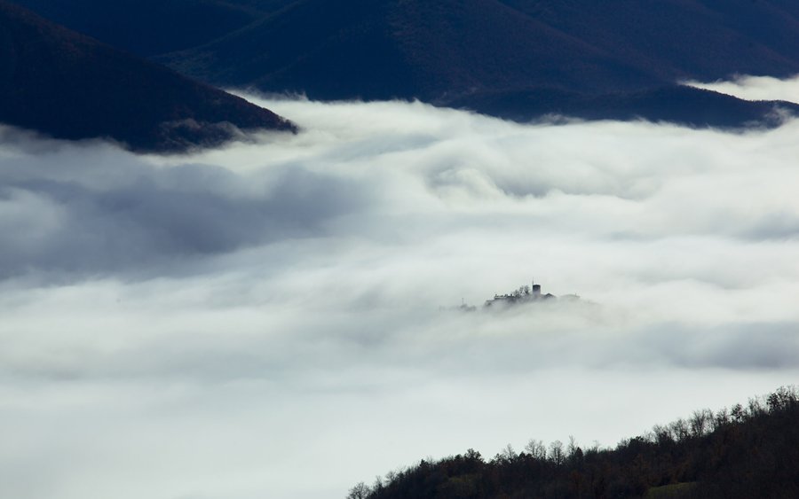 Monteleone di Spoleto al risveglio