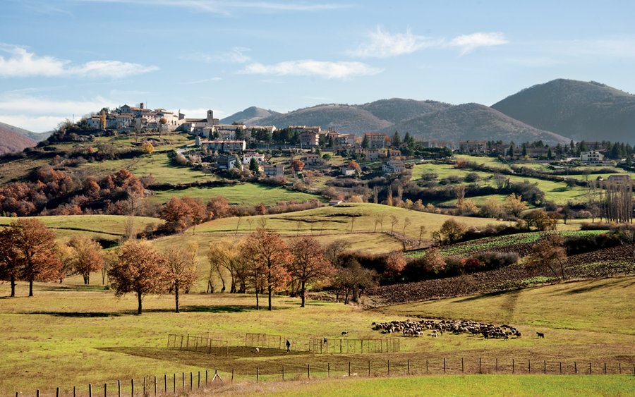 Panorama in autunno - Monteleone di Spoleto