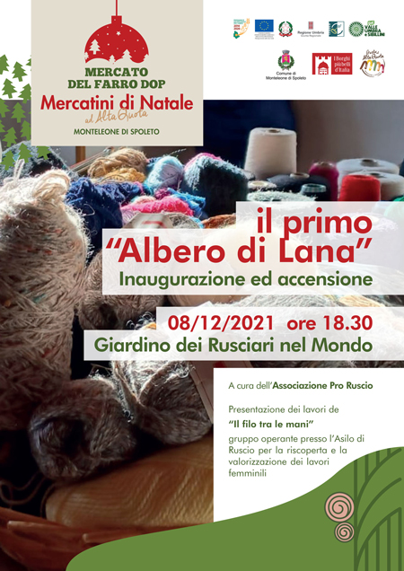 Inaugurazione ed accensione del primo “𝗔𝗹𝗯𝗲𝗿𝗼 𝗱𝗶 𝗟𝗮𝗻𝗮” 