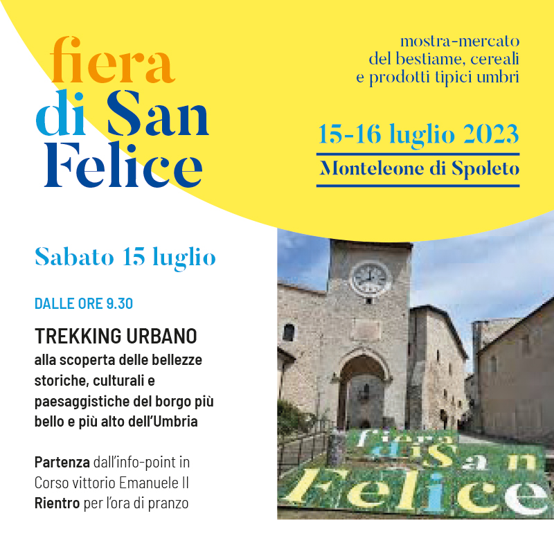 TREKKING URBANO a Monteleone di Spoleto 